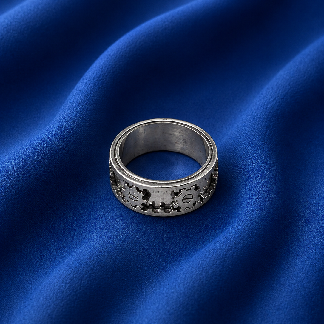 Boys Silver Band Ring